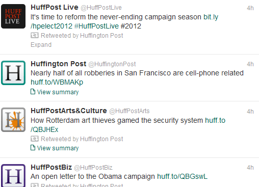 Huffington Post Twitter Huffington Post Twitter