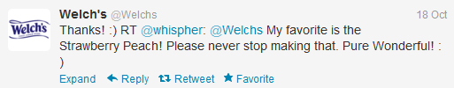 Welch's Twitter Welch's Twitter