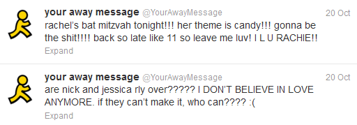 Your Away Message Twitter Your Away Message Twitter