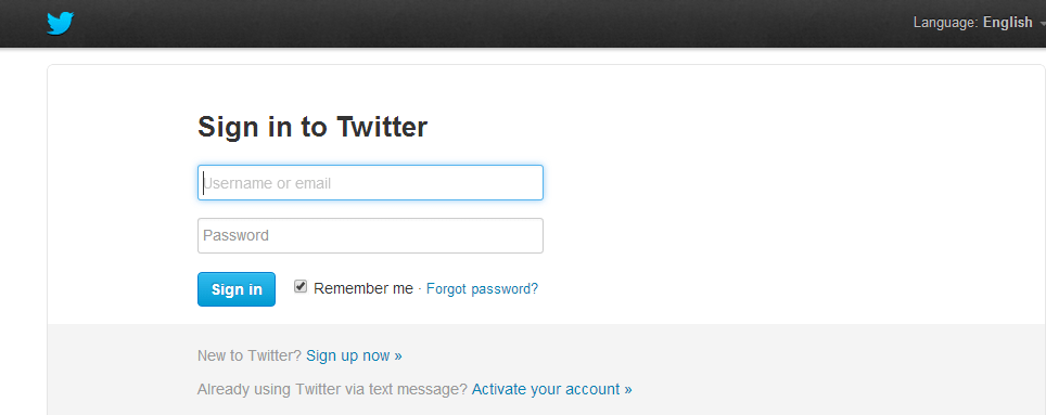Sign in to Twitter Sign in to Twitter