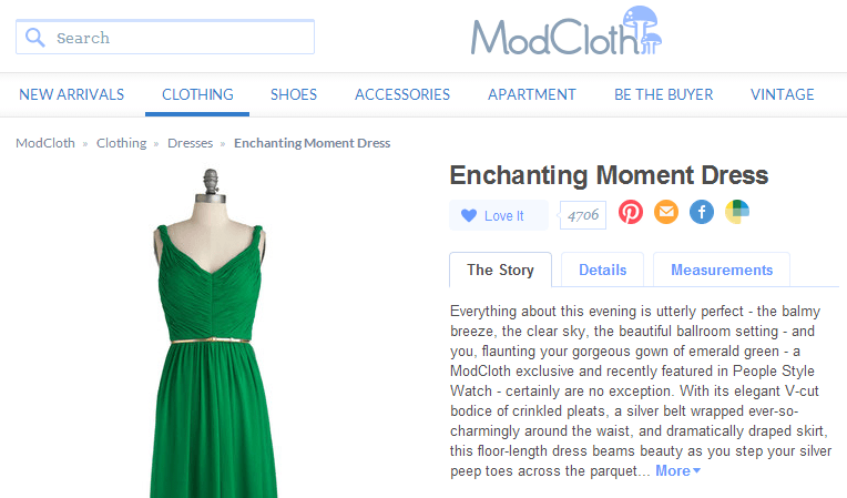 ModCloth Sharing Products ModCloth Sharing Products