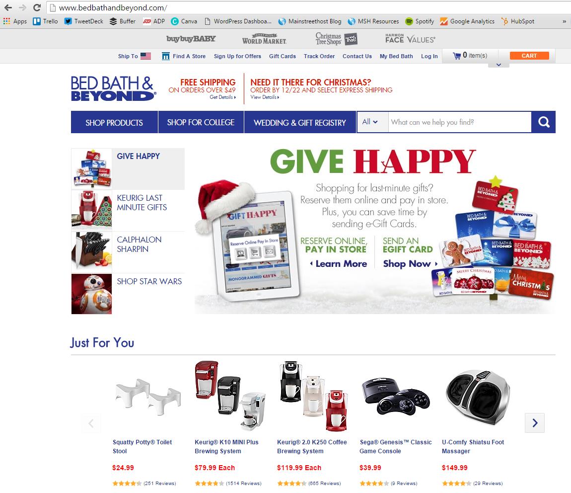 SSL Security Bed Bath and Beyond