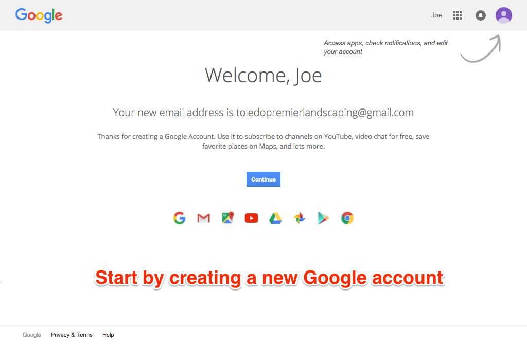Create a Google Account Create a Google Account