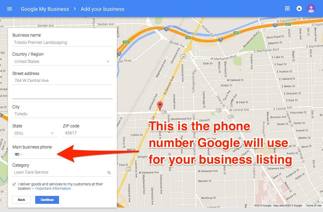 Google My Business Phone Number Google My Business Phone Number
