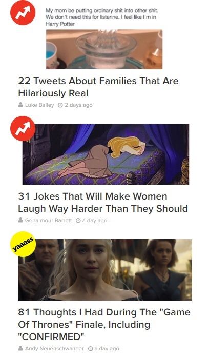 Buzzfeed Listicle BuzzFeed Listicle