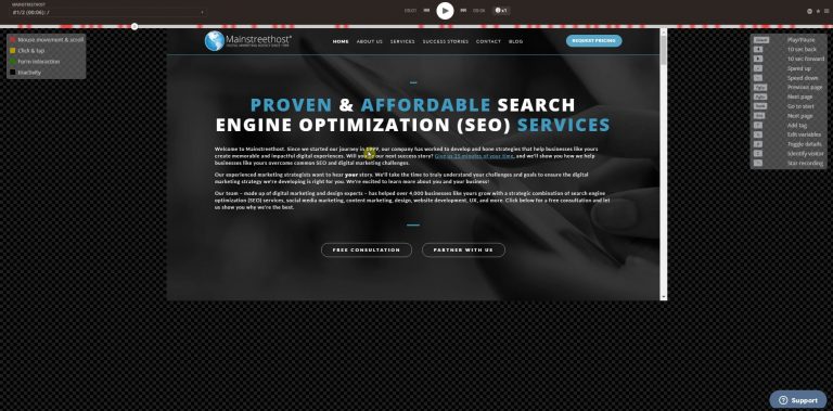 Mainstreethost User Recording Mainstreethost User Recording