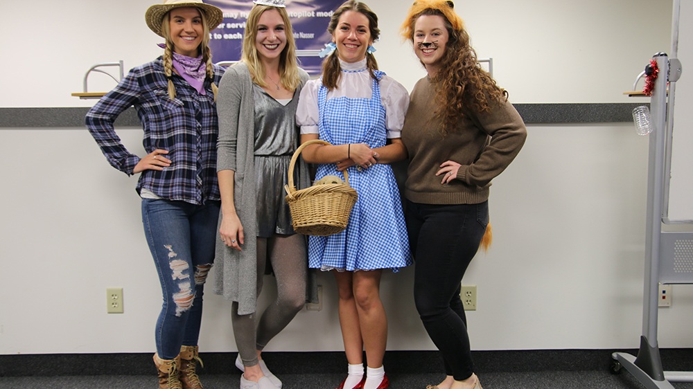 Employees at Halloween Costume Contest